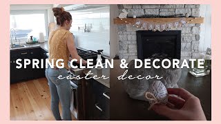 SPRING CLEAN amp DECORATE WITH ME  Easter Decor [upl. by Lucila746]