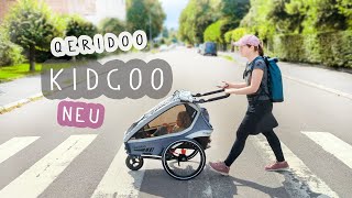 Der NEUE Qeridoo Kidgoo 20222024 I Buggy und Radanhänger im Alltag getestet [upl. by Ahsilem]