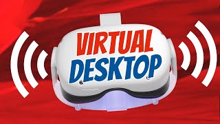 SO richtest du Virtual Desktop für deine Quest 2 ein Virtual Desktop Oculus Quest 2 SteamVR [upl. by Coh]