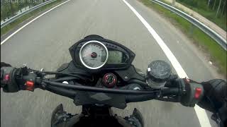 Kawasaki Z750 acceleration [upl. by Ardrey]