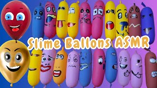 Colorful Balloons ASMR EXCITING Video for Stress Relief  Making Slime With Funny Balloons Video 😅😬🤭 [upl. by Llerral]