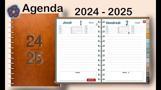 Agenda Journalier 20242025 iOS amp Android [upl. by Nanreik]