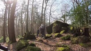 Forest of Dean EMTB ebike Group Ride at Staunton on dry trails [upl. by Elazaro]