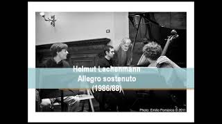 mdi ensemble  quotAllegro Sostenutoquot for clarinet cello and piano  Helmut Lachenmann Part I [upl. by Zaslow]