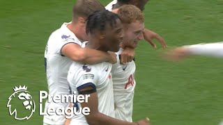 Dejan Kulusevski scores 100thminute winner for Tottenham v Blades  Premier League  NBC Sports [upl. by Adehsar]