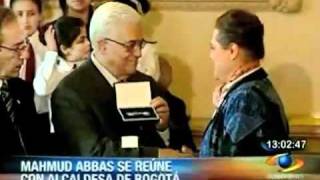 Entrega de llaves de la ciudad a Mahmud Abbas [upl. by Sadella]