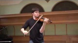 Joshua Bell plays Vieuxtemps Guarneri violin [upl. by Eerazed]