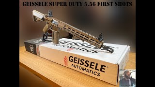 Geissele Super duty 556 16 inch First shots [upl. by Cormac]