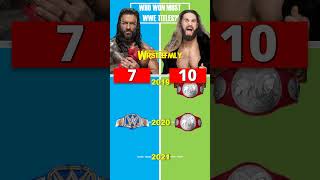 Roman Reigns Vs Seth Rollins WWE Titles Comparison shorts [upl. by Dwinnell]