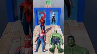 GTA V New Kiss Run Spiderman vs Hulk Funny Challenge gta [upl. by Xever445]