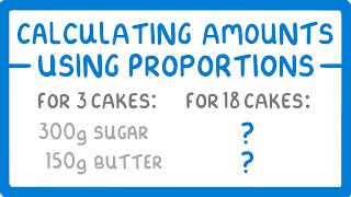 GCSE Maths  Scaling Up and Down Using Proportions 87 [upl. by Theta]