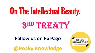 On The Intellectual Beauty 3rd Treaty  By Plotinus [upl. by Tirreg]