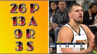 Nikola Jokić highlights vs the Minnesota Timberwolves [upl. by Etsyrk]