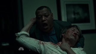 Hannibal  Season 2 Opening Fight  Lecter vs Crawford [upl. by Borreri707]