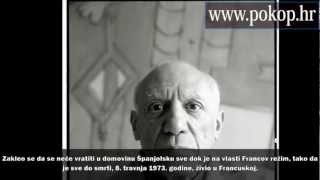 PABLO PICASSO  VIDEO BIOGRAFIJA  SJEĆANJA NA POZNATE SVJETSKE VELIKANE wwwpokophr [upl. by Olegnaed]