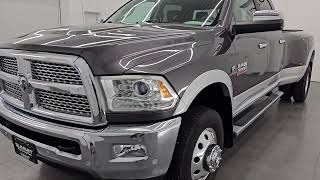 2016 RAM 3500 LARAMIE CREW LONG CUMMINS DIESEL 4K WALKAROUND 14929Z [upl. by Eitnom]