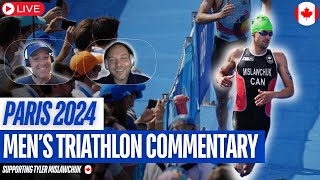 Paris 2024 Olympics Mens Triathlon w Commentary [upl. by Esirrehc]