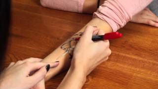 Temporary Tattoo Kit  How To Guide Temporary Tattoo Pen Instructions [upl. by Jamil744]