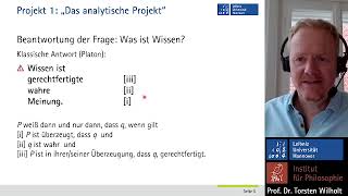 Einführung in die Erkenntnistheorie Torsten Wilholt quotWahrheit und Wissenquot 1 Vorlesung [upl. by Eirrehs951]