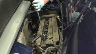 Replacing the spark plugs on an MGF [upl. by Pendergast]