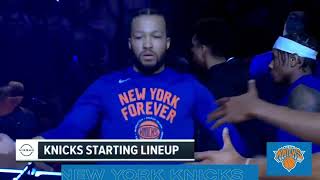 New York Knicks Starting Lineup Intro Playoffs 2024  Swizz Beatz NY Knicks Theme Song [upl. by Lubbi]