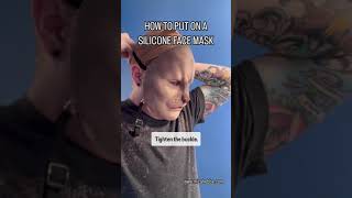 How to put on a silicone face mask [upl. by Faustus]