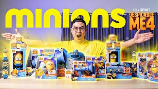 UNBOXING SEMUA MAINAN MINIONS TERBARU DARI DESPICABLE ME 4 [upl. by Yevi]