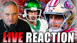 LIVE Reaction 49ers vs Jets  Post Game Show  Game Discussion [upl. by Aseret976]