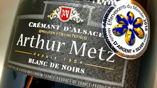 Cremant dâ€™Alsace Blanc De Noirs â€œReserve de lâ€™Abbayeâ€ â€“ Arthur Metz [upl. by Kelcie]