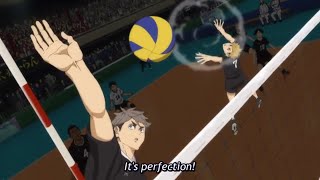 Karasuno vs Inarizaki Part 1 Haikyuu Episode 1314 [upl. by Mannos]