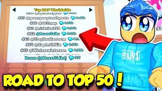 ROAD TO TOP 50 ON LEADERBOARDS IN PET SIMULATOR 99 [upl. by Castorina275]