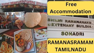 Tiruvannamalai Ramanasramam sonadri rooms  Breakfast 😜 [upl. by Gnort372]