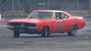 The General Lee Trying Drifting  Dodge Charger RT Drift amp SOUND [upl. by Yssirc303]