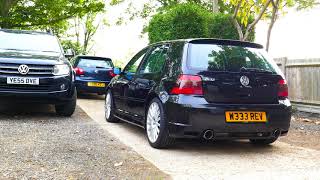 Golf MK4 R32 Scorpion CatBack Exhaust [upl. by Moffit884]