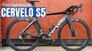 Cervelo S5 First Impressions A Super Stiff Aero Road Bike [upl. by Haidedej142]