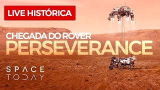 POUSO DO ROVER PERSEVERANCE DA NASA EM MARTE  AO VIVO [upl. by Raila]