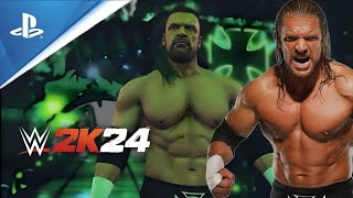 WWE 2K24 Triple H ‘08 Full Official Entrance [upl. by Mignonne]