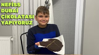 DUBAİ ÇİKOLATASI YAPTIM 🍫🧑🏼‍🍳 [upl. by Fujio]