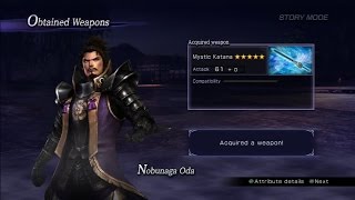 Warriors Orochi 3 Ultimate  Nobunaga Oda Mystic Weapon Guide [upl. by Aneehsram]