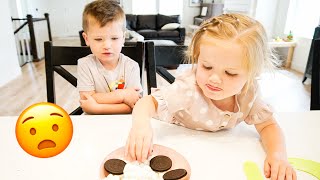 The Candy Challenge with Toddler Siblings Shocked [upl. by Scottie]