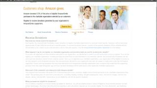 Nonprofit AmazonSmile Registration Process  Get Donations While Supporters Shop [upl. by Zsazsa40]