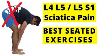 L4 L5  L5 S1 best seated exercises [upl. by Manvell]