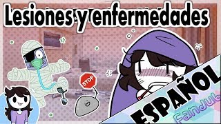 Injuries amp Being Sick  Lesiones amp Enfermos JAIDEN ANIMATIONS Español [upl. by Cyrill]