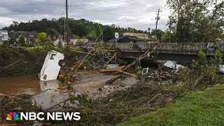 Drinking water crisis in North Carolina days after flooding disaster [upl. by Forester]