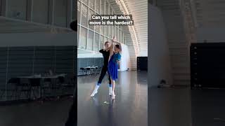 Hardest partnering ballet dancers ballerina split [upl. by Aserej]