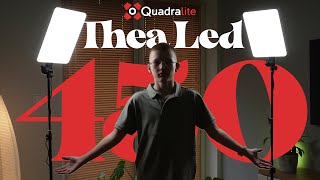 QUADRALITE THEA LED 450  idealne oświetlenie dla youtubera i filmowca [upl. by Jamie]