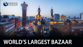 Take a tour at Xinjiang International Grand Bazaar in Xinjiang China [upl. by Aratahs]