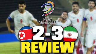 DPR Korea vs Iran FIFA World Cup 2026 Asian Qualifiers  Match Review amp Reaction [upl. by Makell]