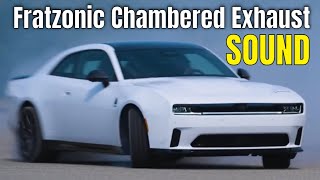 2024 Dodge Charger Daytona Scat Pack EV Fratzonic Chambered Exhaust Sound [upl. by Aneehsar301]