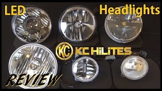 KC HiLites Jeep LED Headlight Testing amp Review [upl. by Cesare]